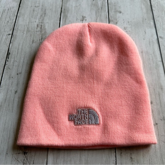 The North Face Other - PREOWNED THE NORTH FACE GIRLS PINK BEANIE HAT WINTER
